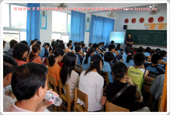 耒阳市教育系统学科带头人小学组教研活动在我校举行组图